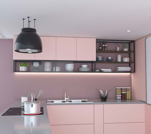 Estanterías de aluminio CADRO Hettich para tiendas y espacios interiores